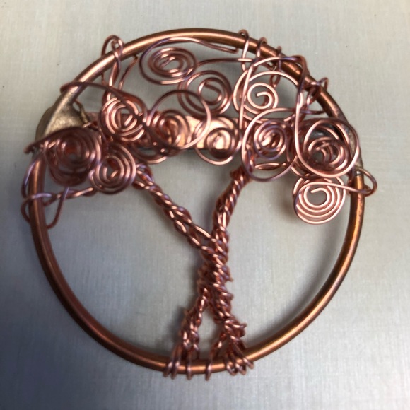 Handmade pin, copper pin, TREE OF LIFE pin, Copper pin, brooch,NWT Handmade - Picture 6 of 10
